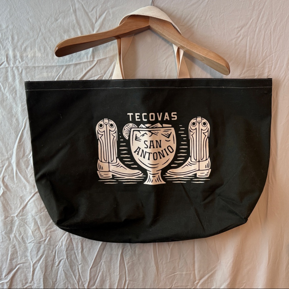 Tecovas Black and White Duffel Bag